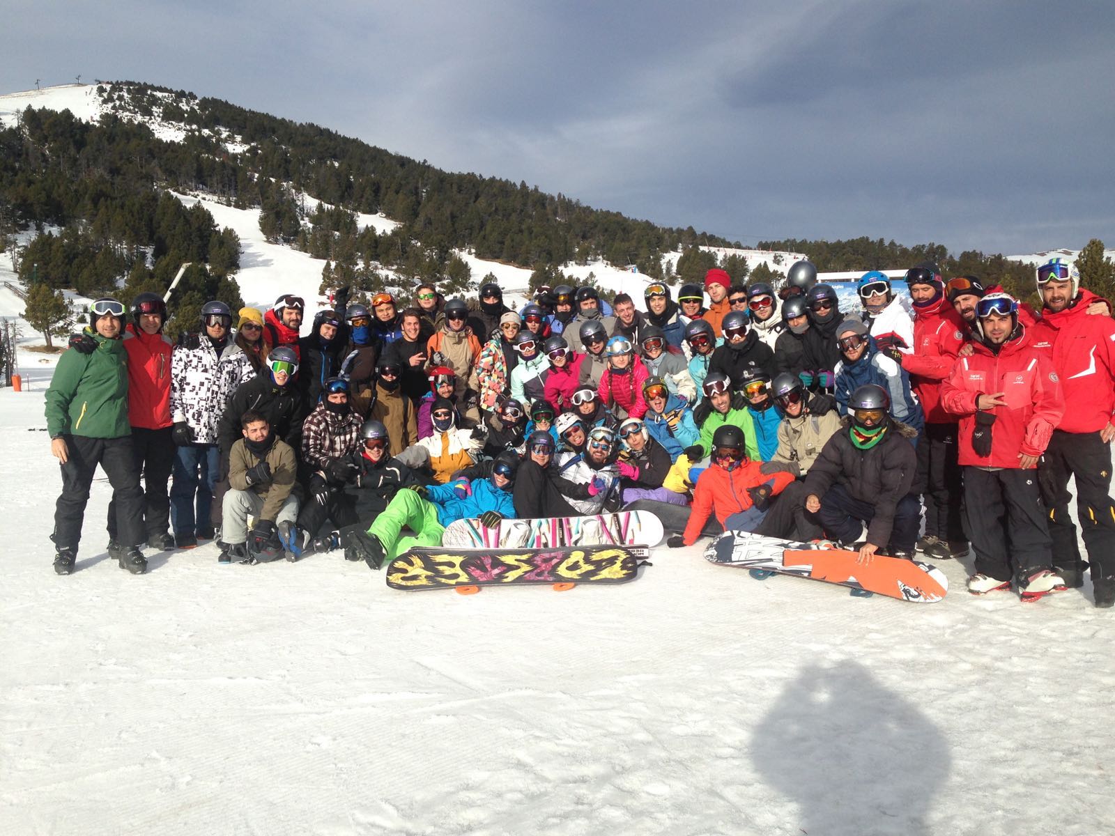 Esquiada con los alumnos de 2º del grado superior
